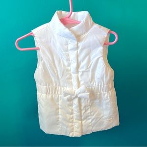 7 for all mankind toddler white puffer vest